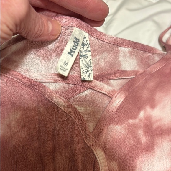 Mudd Pink Tie-Dye Romper -size M - Picture 4 of 12